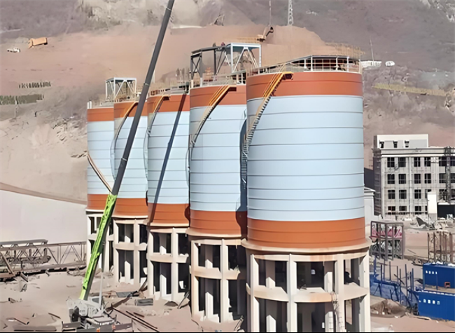 卓尼高架钢板仓